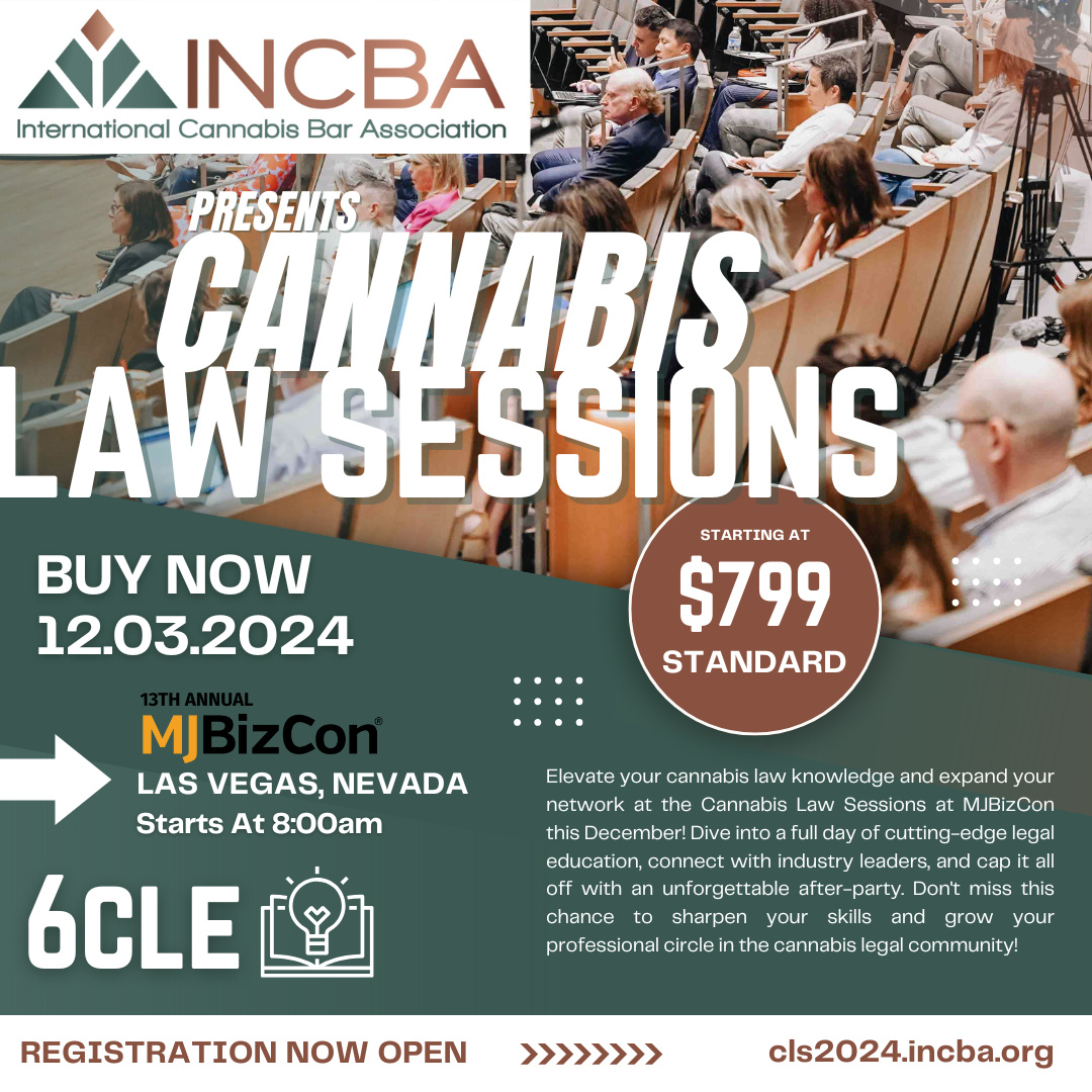 Cannabis Law Sessions 2024 marketing graphic